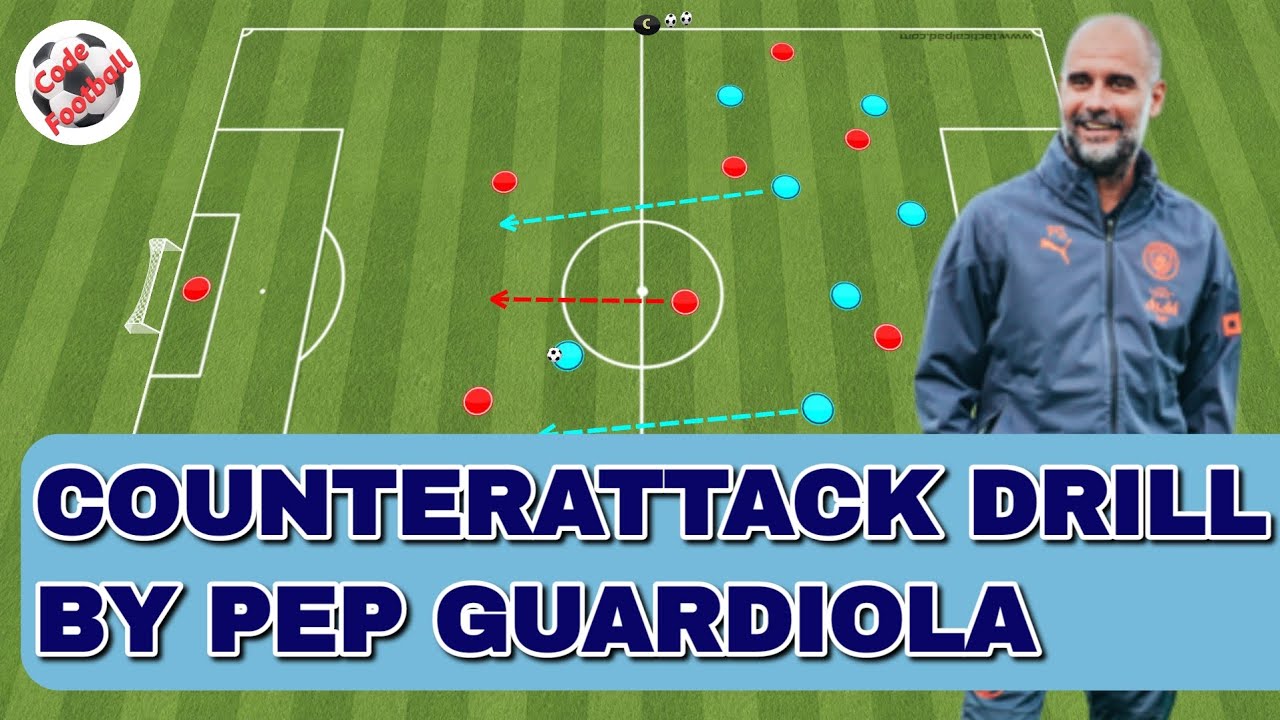 Counterattack exercise by Pep Guardiola!