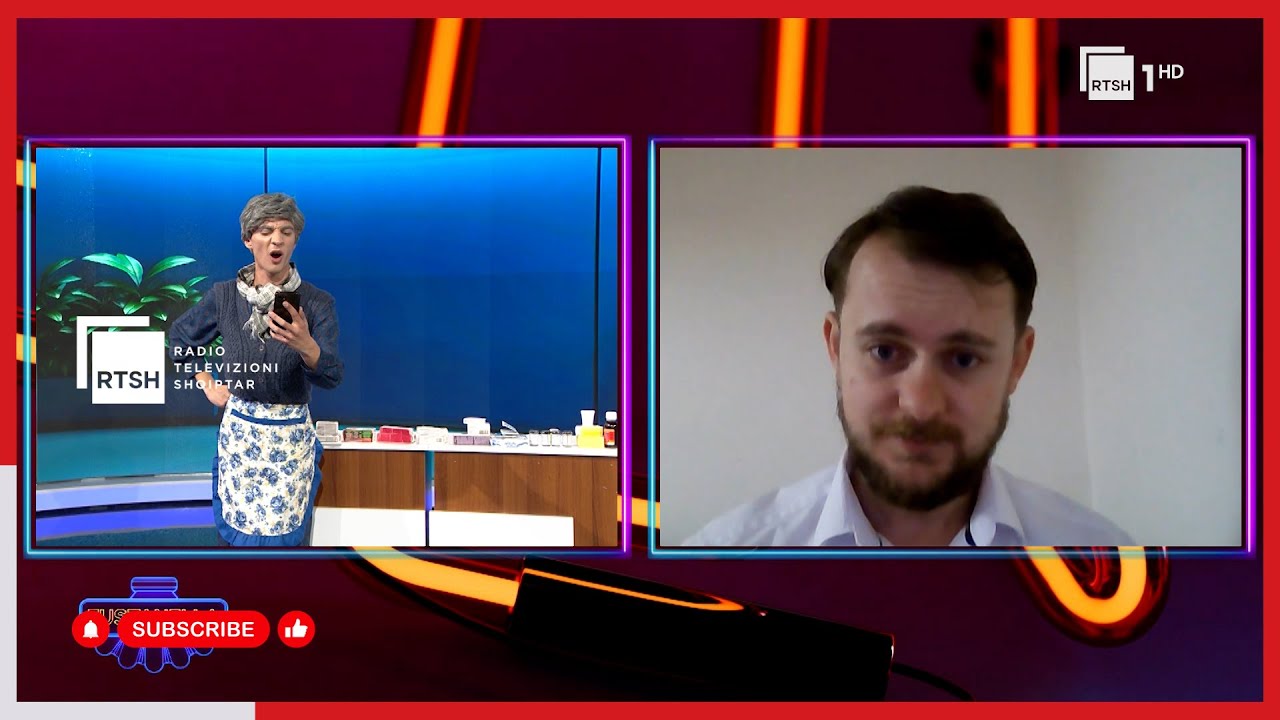 N&euml;na & Farmacisti &ndash; Bised&euml; n&euml; skype me Sandrin | Fustanella n&euml; RTSH
