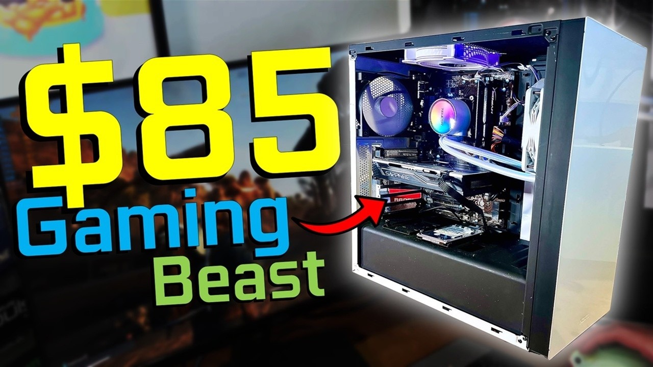 I Built an $85 GAMING PC!