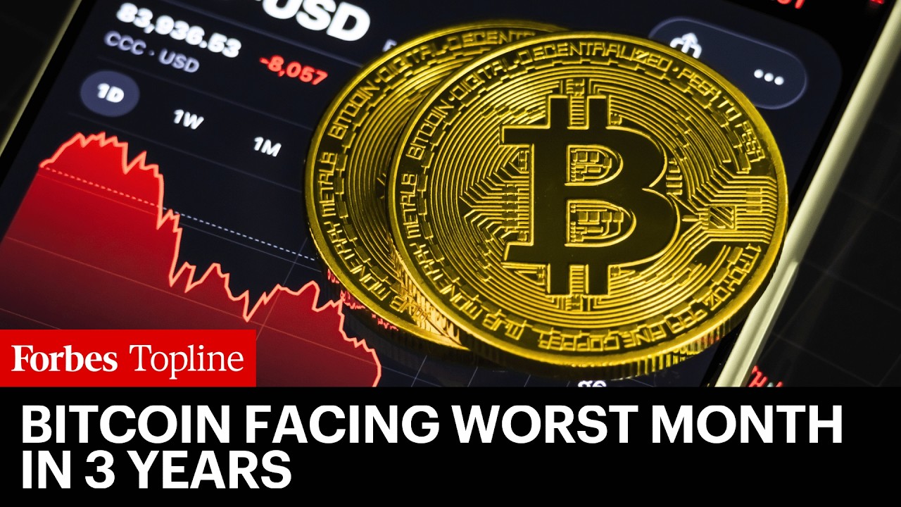 Bitcoin Facing Worst Month In 3 Years, ETFs Lose Record $3.7 Billion