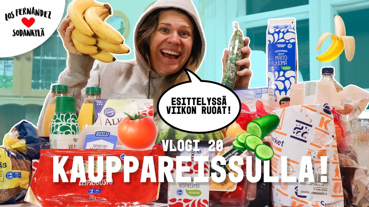 MITÄ ME SYÖDÄÄN VIIKOSSA?  #vaihtovuosisodankylässä vlogi 20