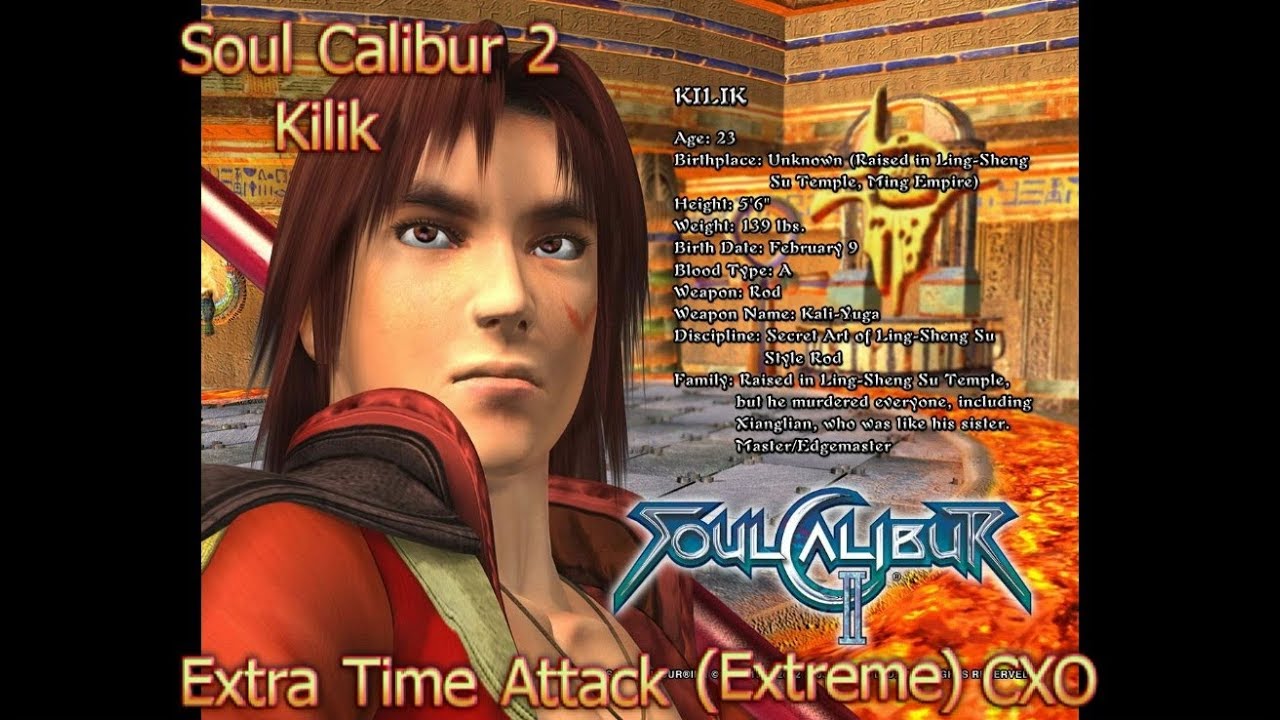 Soul Calibur 2 - Kilik - Extra Time Attack (Extreme) {World Record!!!}