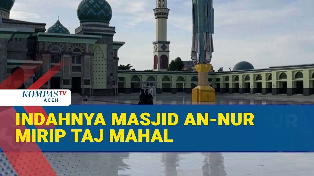 Keindahan Masjid An-Nur Pekanbaru yang Mirip Taj Mahal