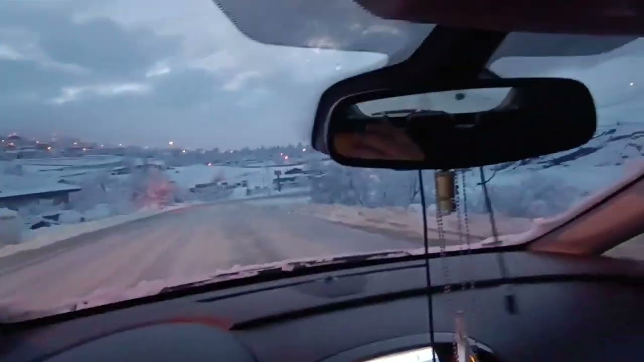 Opel Astra j cold start snow drive -5°