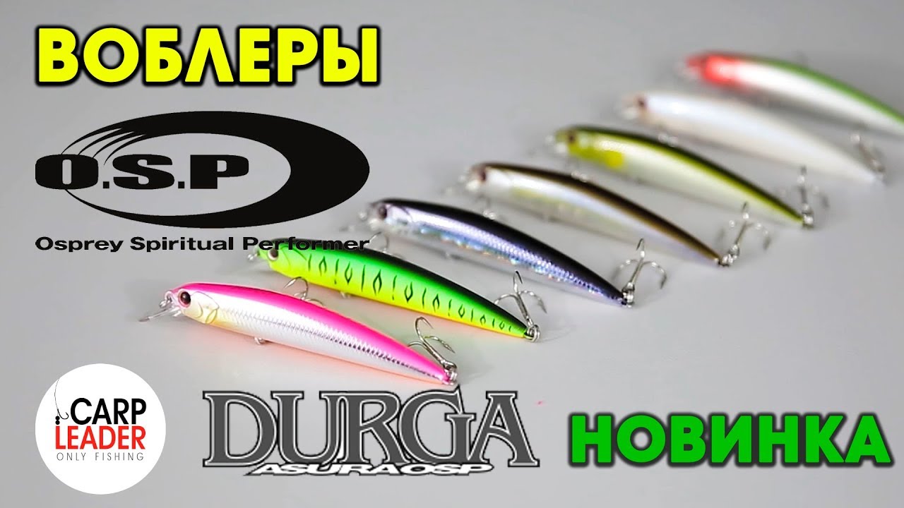 Новинка, воблер OSP Durga 73SP, обзор Карплидер