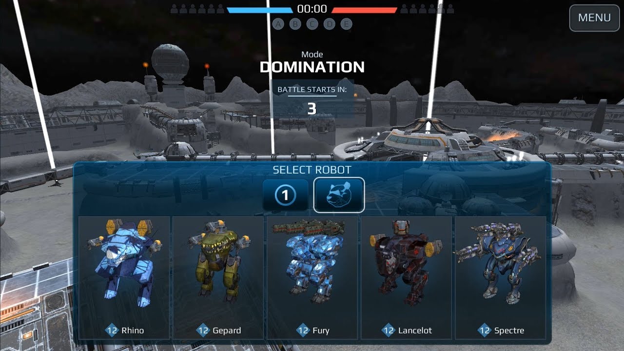 War Robots Rhino Gepard Fury Lancelot Sppectre Custom Game Hangar X