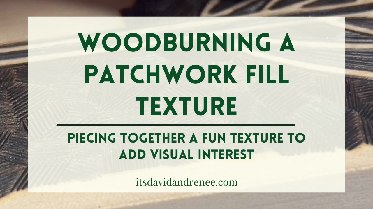 Wood Burning Texture // Patchwork Lines