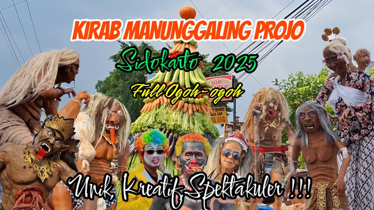 Full Meriah & Spektakuler ‼️ Kirab Manunggaling Projo Sidokarto, Godean,Sleman 2025