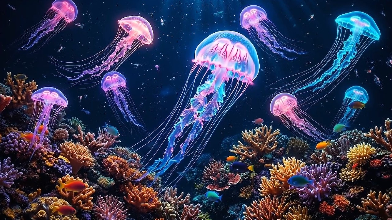 The Best Jellyfish Aquarium for Deep Sleep - FALL ASLEEP IMMEDIATELY - Melatonin Release