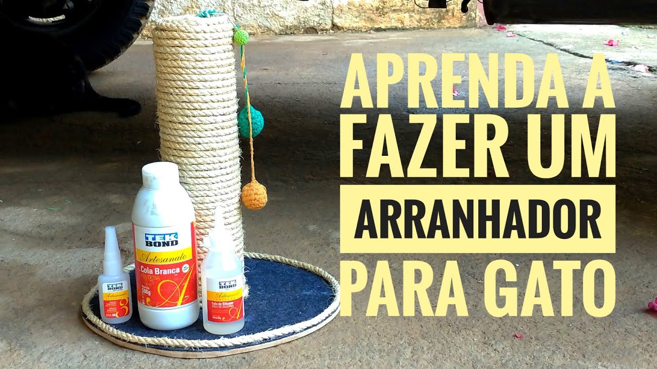 APRENDA a fazer um ARRANHADOR para GATO