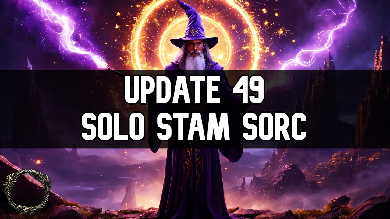 ESO U49 - Solo Stam Sorc w/ Oakensoul ⚔️ (New 2H Update)