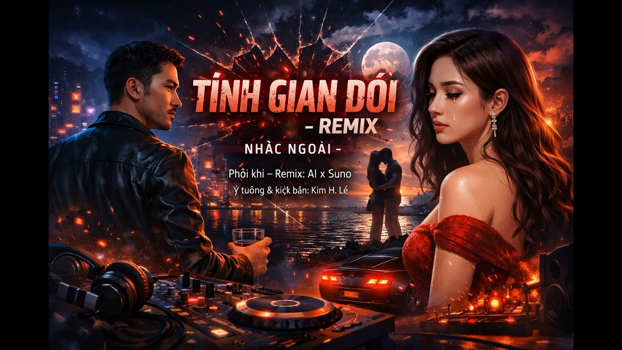 TÌNH GIAN DỐI - REMIX - NHẠC NGOẠI - KIM LE AI