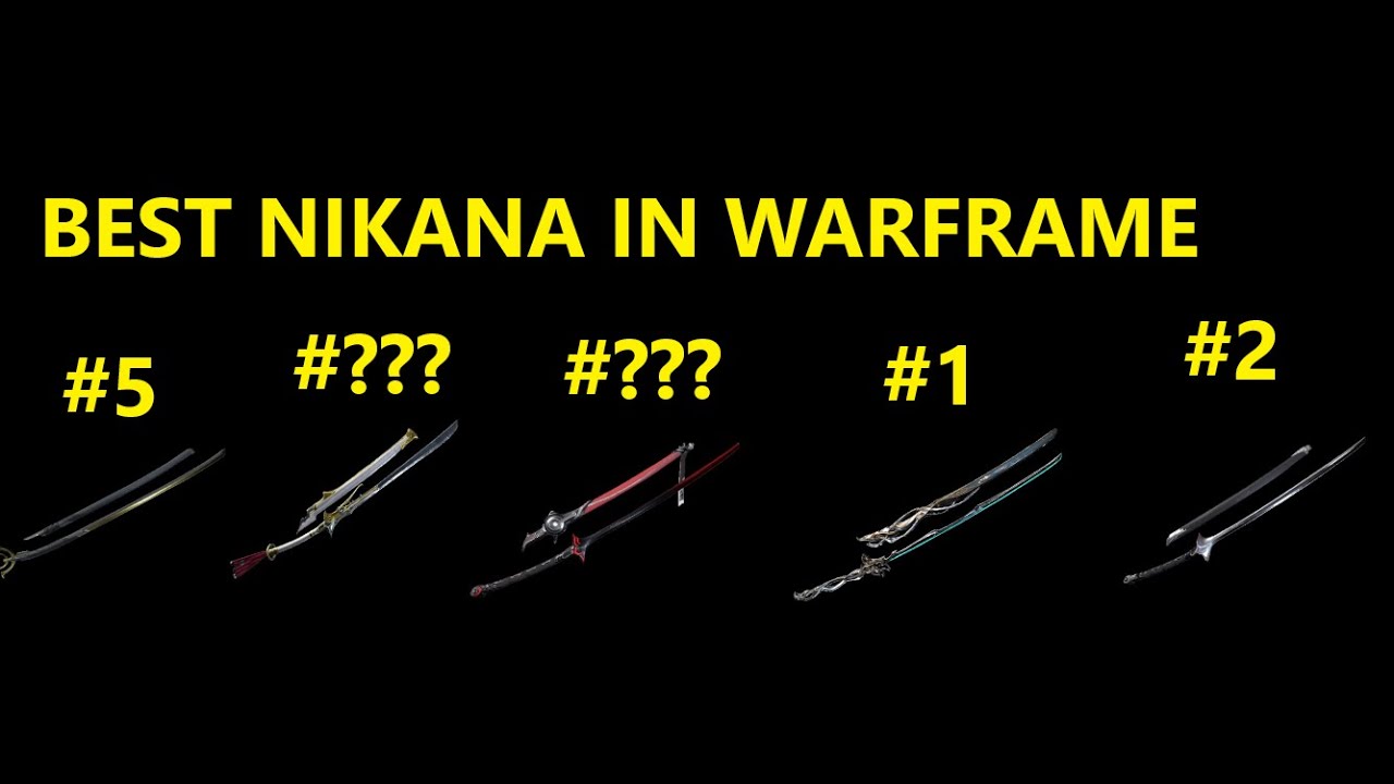 What Is The best Nikana In The Game?! The Best Of: Nikana. Warframe Guide!