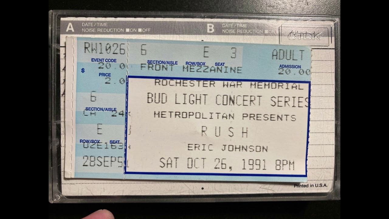 Eric Johnson -Live Rochester NY, Oct 26, 1991