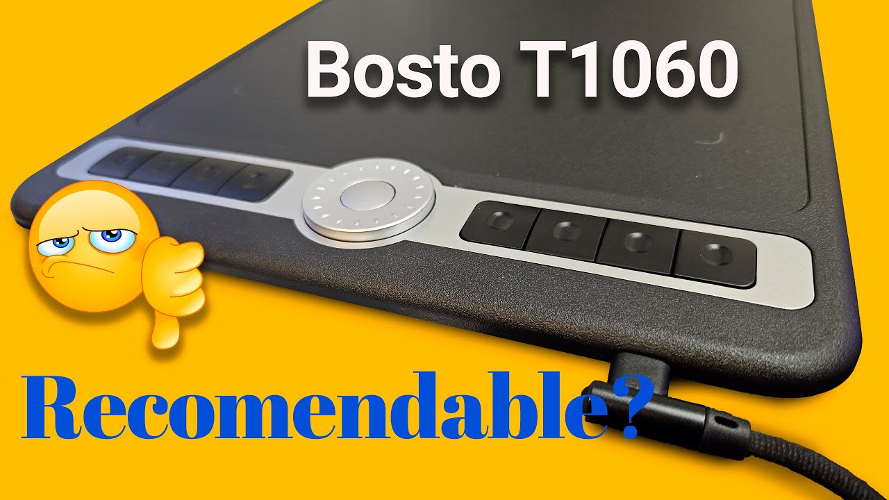 Revisión de tableta gráfica T1060 de Bosto