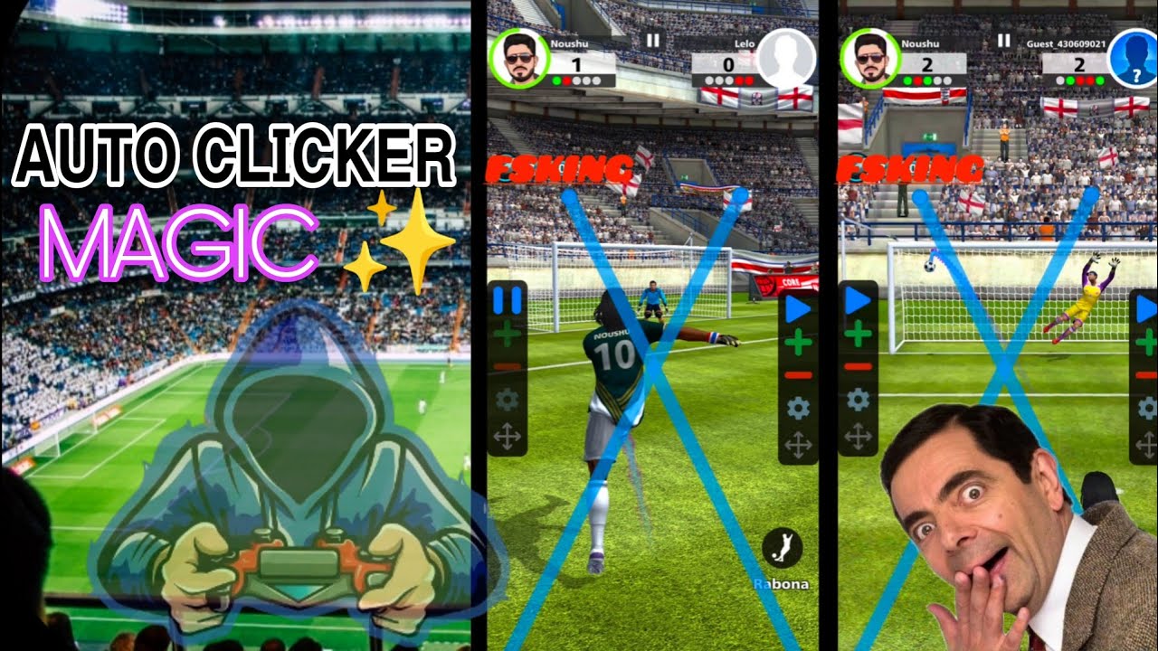 HOW TO OPPONENT DELETE FOOTBALL STRIKE AFTER GAME😜 AUTO CLICKER MOD ✌🏻 HACKER 👽