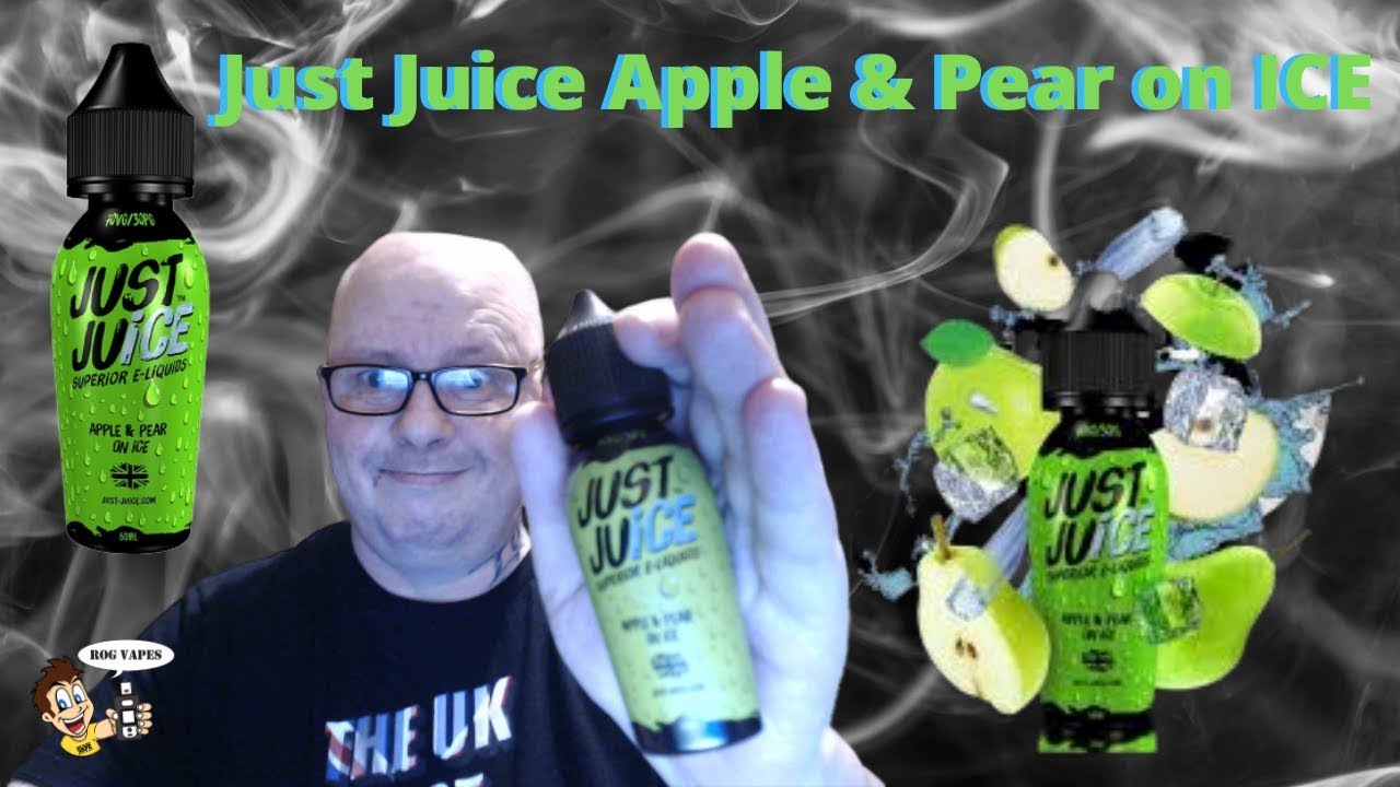 just  juice apple and pear on ice