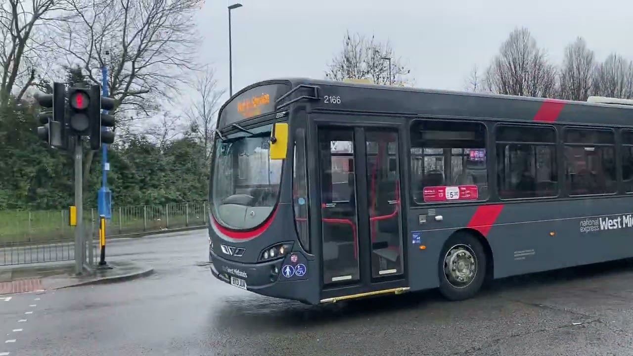 National Express West Midlands Volvo 2166 Bus Route Not In Service 