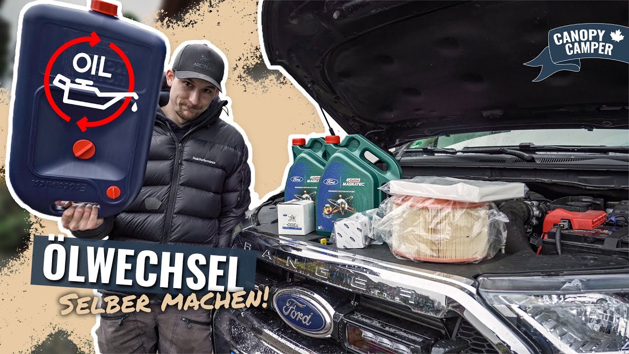 Ölwechsel selber machen, Anleitung Ölwechsel | 🚔 Inspektion FORD RANGER! Teil 1🧑🏽‍🔧 [OFFROAD 4X4]