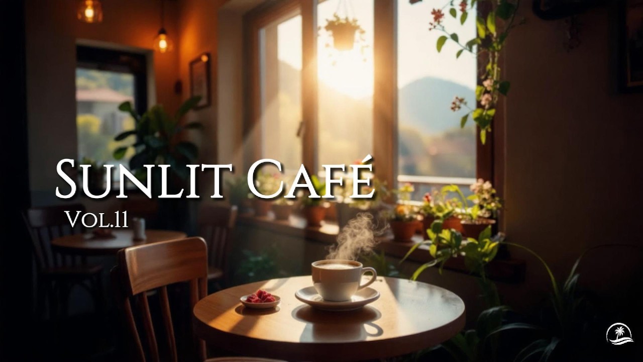 Sunlit Café Lounge ☕ Smooth Jazz Music in Warm Ambience for Work, Study & Relax