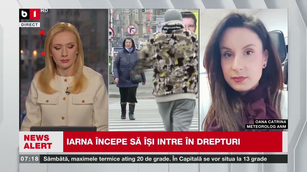VORTEXUL POLAR ADUCE FRIG EXTREM &Icirc;N ȚARĂ_Știri B1TV_15 nov. 2025