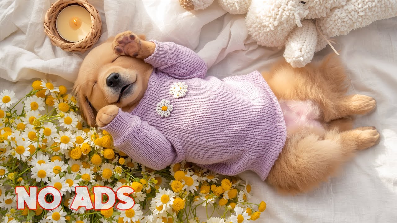 12 Hours Soft Calming Music for Dogs 🌿 Soothe Hyperactive Energy 🛑 Calm & Focus | No Ads