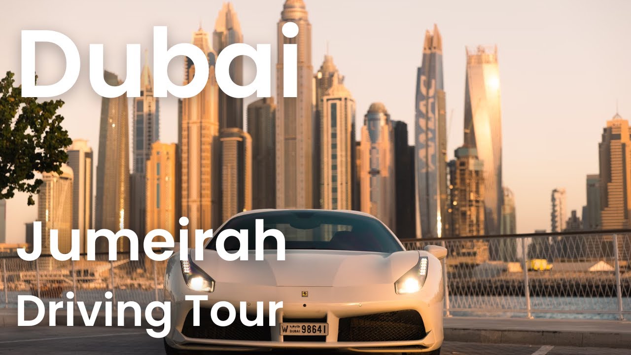 Dubai Driving [4K]  Scenic Jumeirah Road Trip With Amazing Views - Dubai 4K