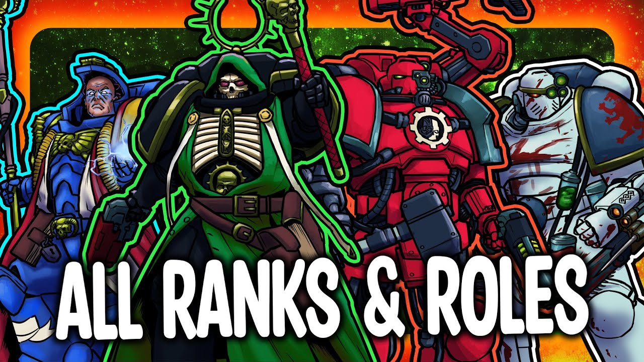 All Space Marines Ranks & Roles