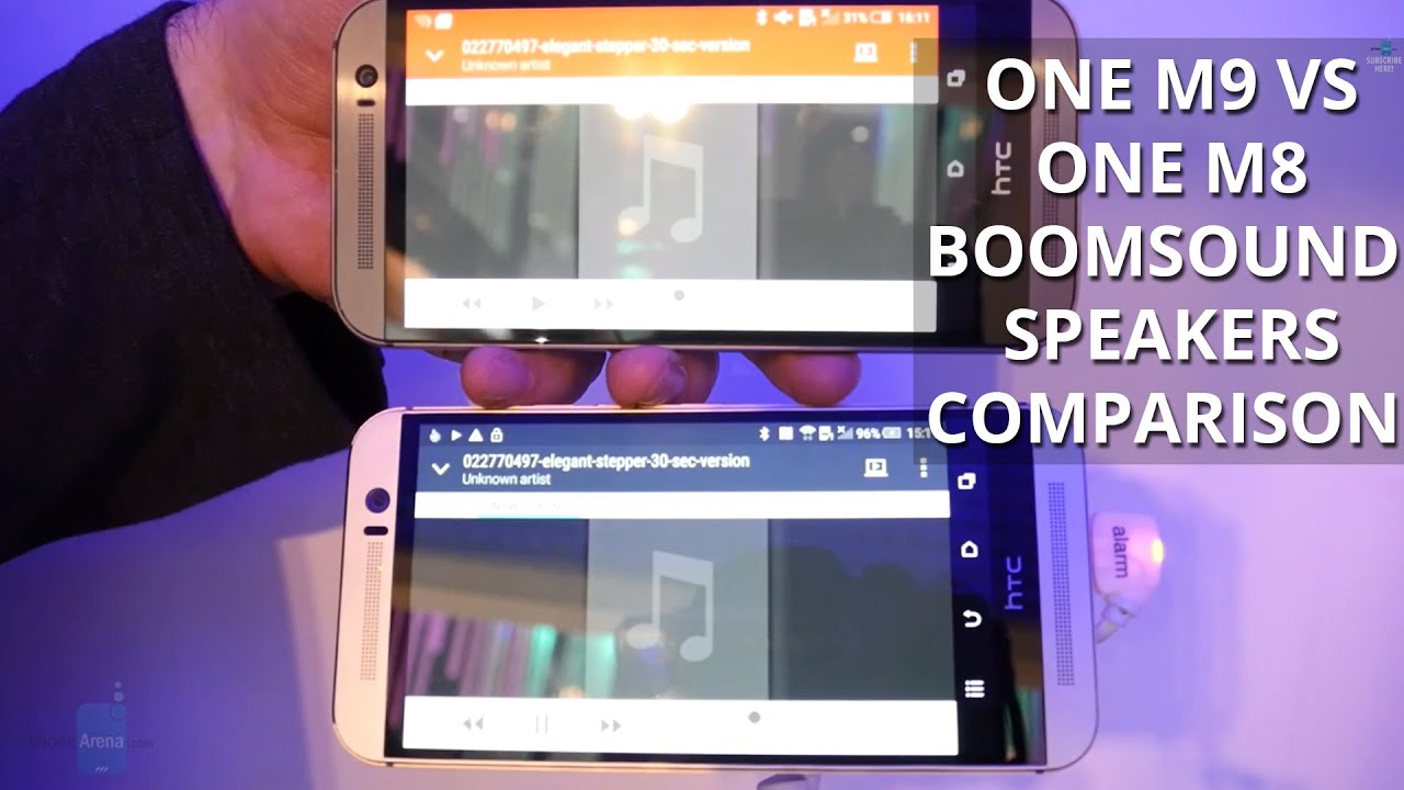 HTC One M9 vs M8 BoomSound speakers comparison