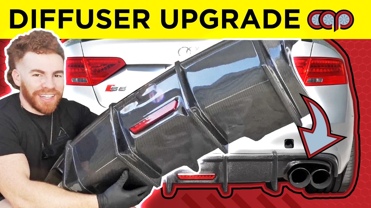Most Aggressive Carbon Diffuser for B8.5 Audi A5/S5 | Full DIY Install