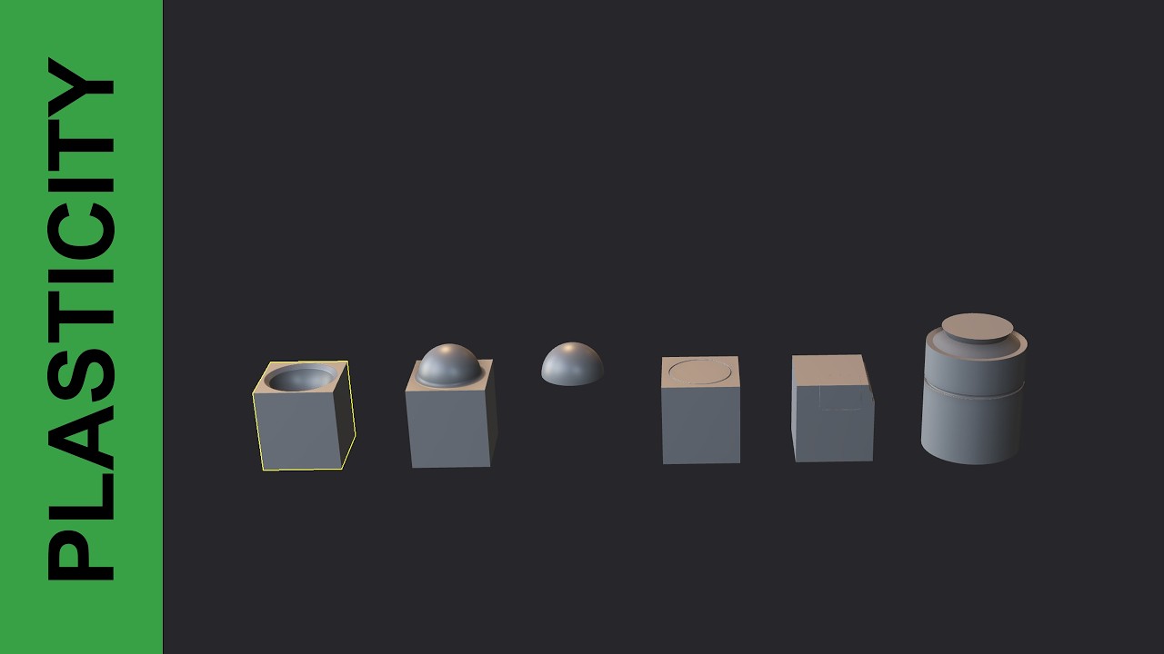 Plasticity3d | Booleans in Plasticity einfach erklärt