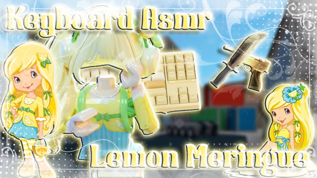 ⭑.ᐟ  Playing mm2 As Lemon Meringue ‧˚꒰Keyboard Asmr ୭ ˚. ᵎᵎ Murder Mystery 2₊˚⊹ ᰔ