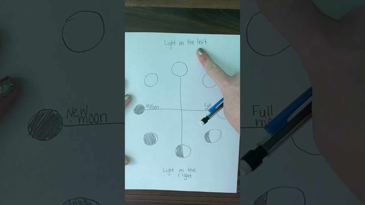 Moon phases draw