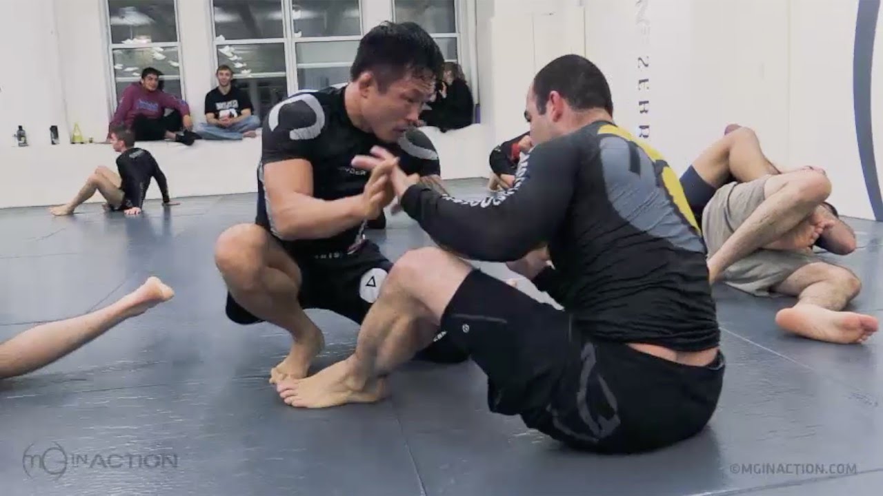 MMA Fighter Doo Won 'KOREAN PITBULL' Seo with Marcelo Garcia