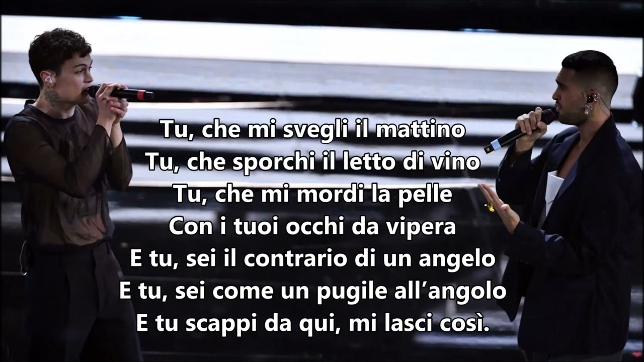 Mahmood, BLANCO   Brividi Testo
