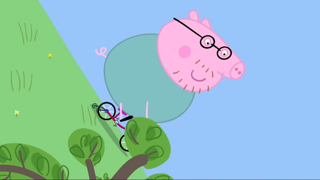 Pipsa Possu | Isä tulee kuntoon | Kokonainen Jakso | Piirretyt