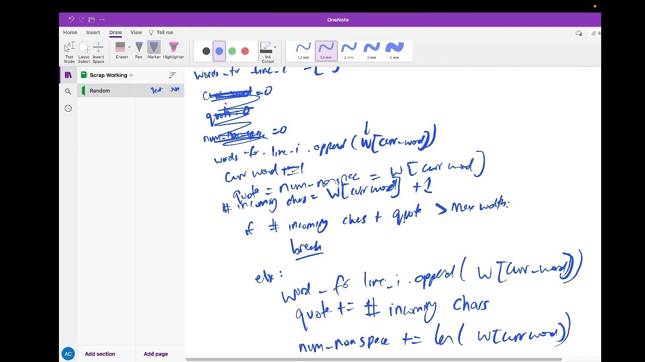 Leetcode Problem 68 (Text Justification)