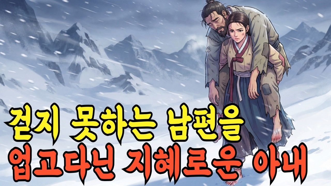 걷지 못하는 남편을 10년간 업고다닌 아내의 놀라운 정체 l 야담 민담 전설 옛날이야기 오디오북 수면동화