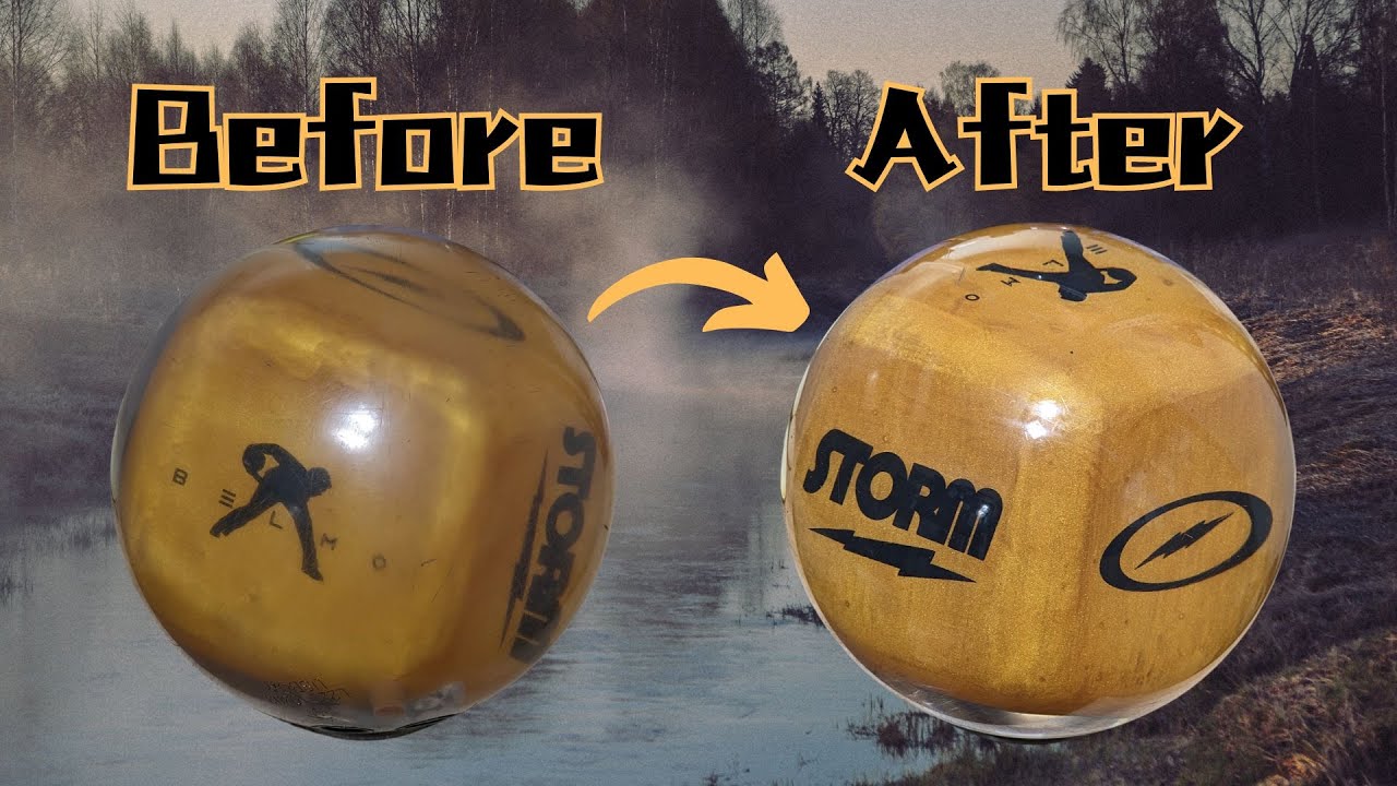 拋球時間 Ep.2︱Bowling Ball Grind & Polish︱Storm Clear Belmo Gold︱