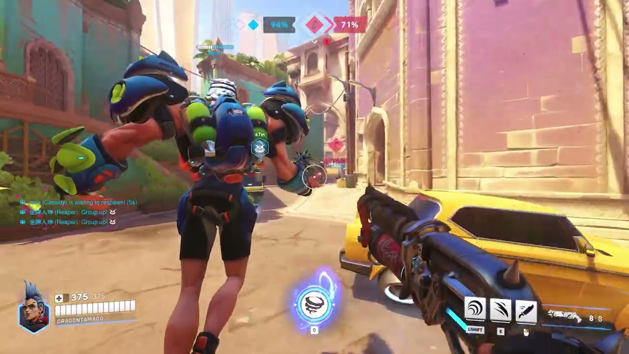 Overwatch2: Junker Queen gameplay (no commentary)