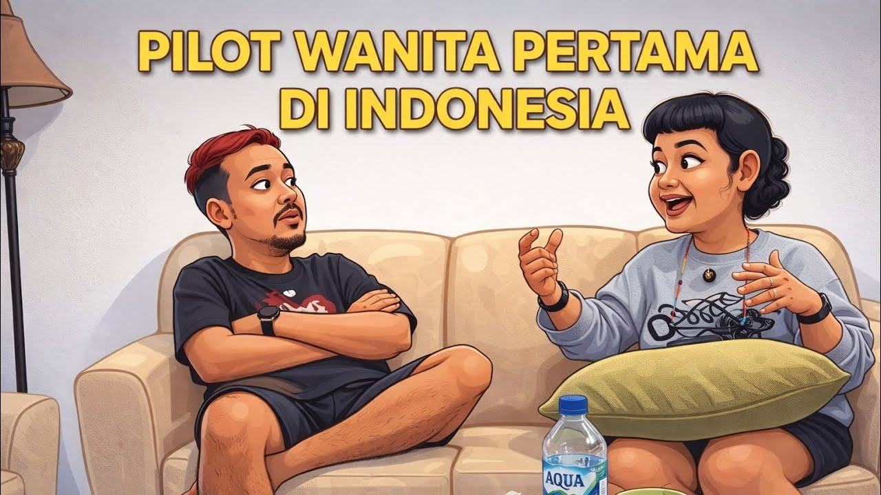 PILOT WANITA PERTAMA DI INDONESIA‼️