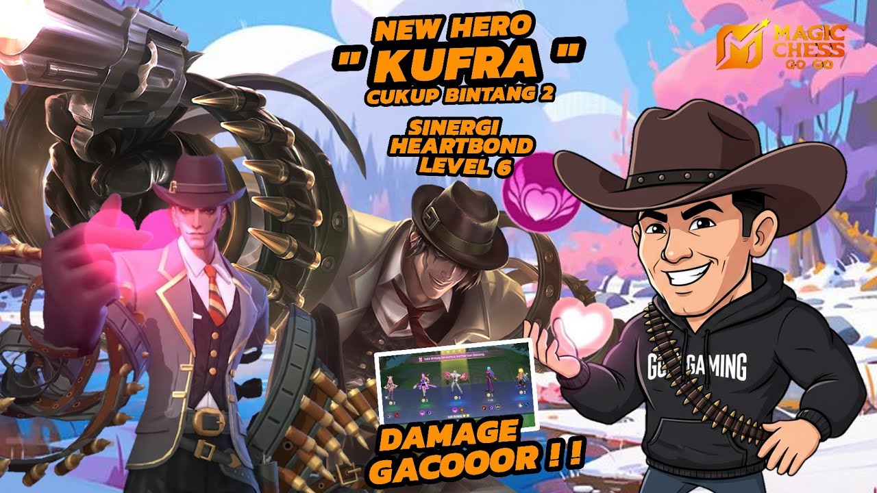 NEW HERO KUFRA !! CUKUP BINTANG 2 SINERGI HEARTBOND LEVEL 6 !! DAMAGE GACOOR