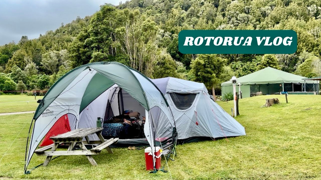 Life in New Zealand Vlog 62 | Camping at Top 10 Blue Lake Rotorua
