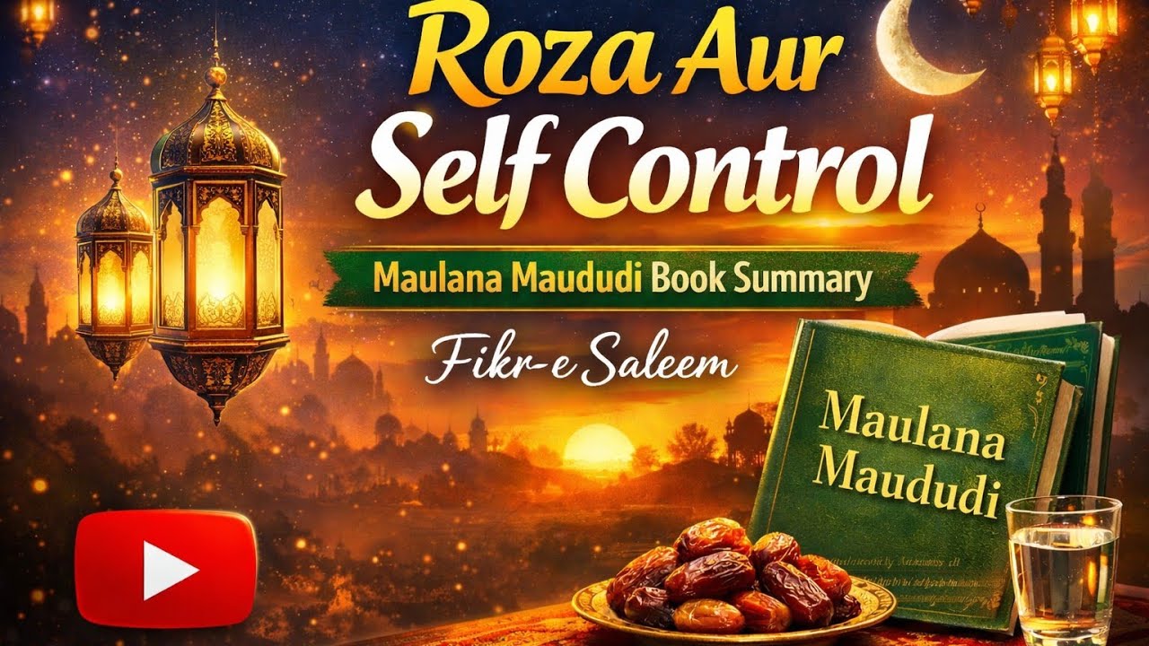 Roza Aur Self Control | Maulana Maududi Book | Fikr-e-Saleem