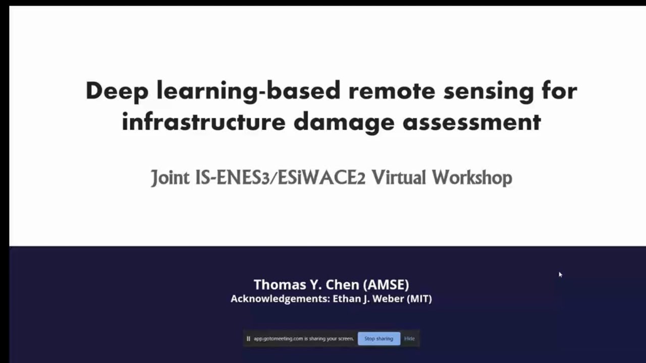 T. Chen - Deep learning-based remote sensing for infrastructure damage assessment