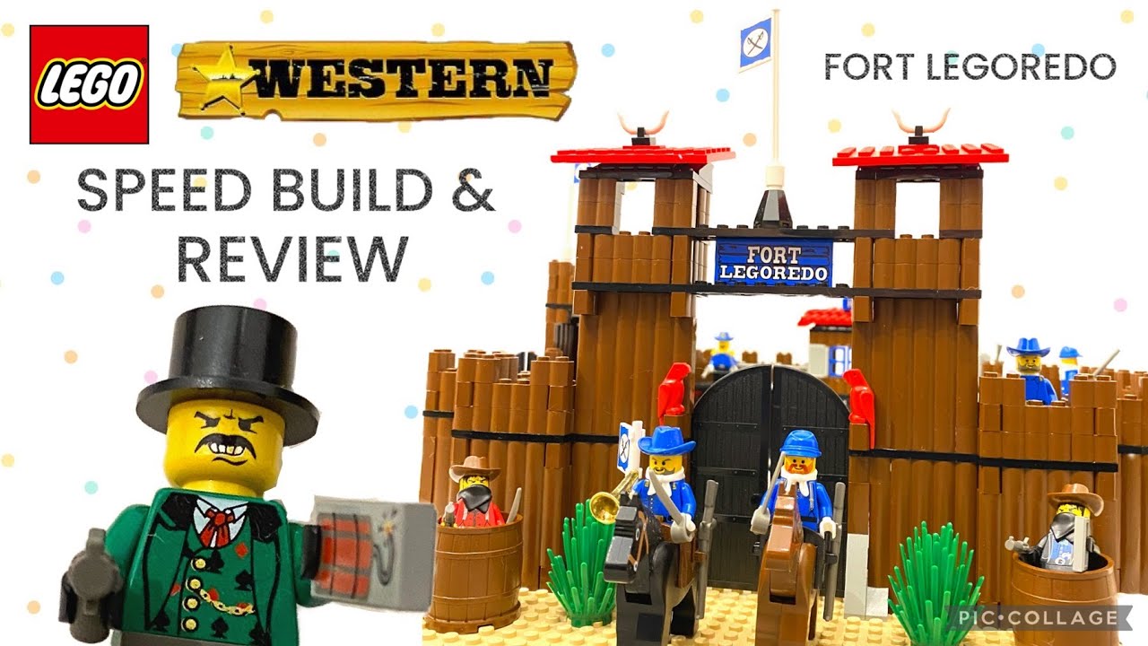 LEGO Western 6769 Fort Legoredo SPEED BUILD & REVIEW!