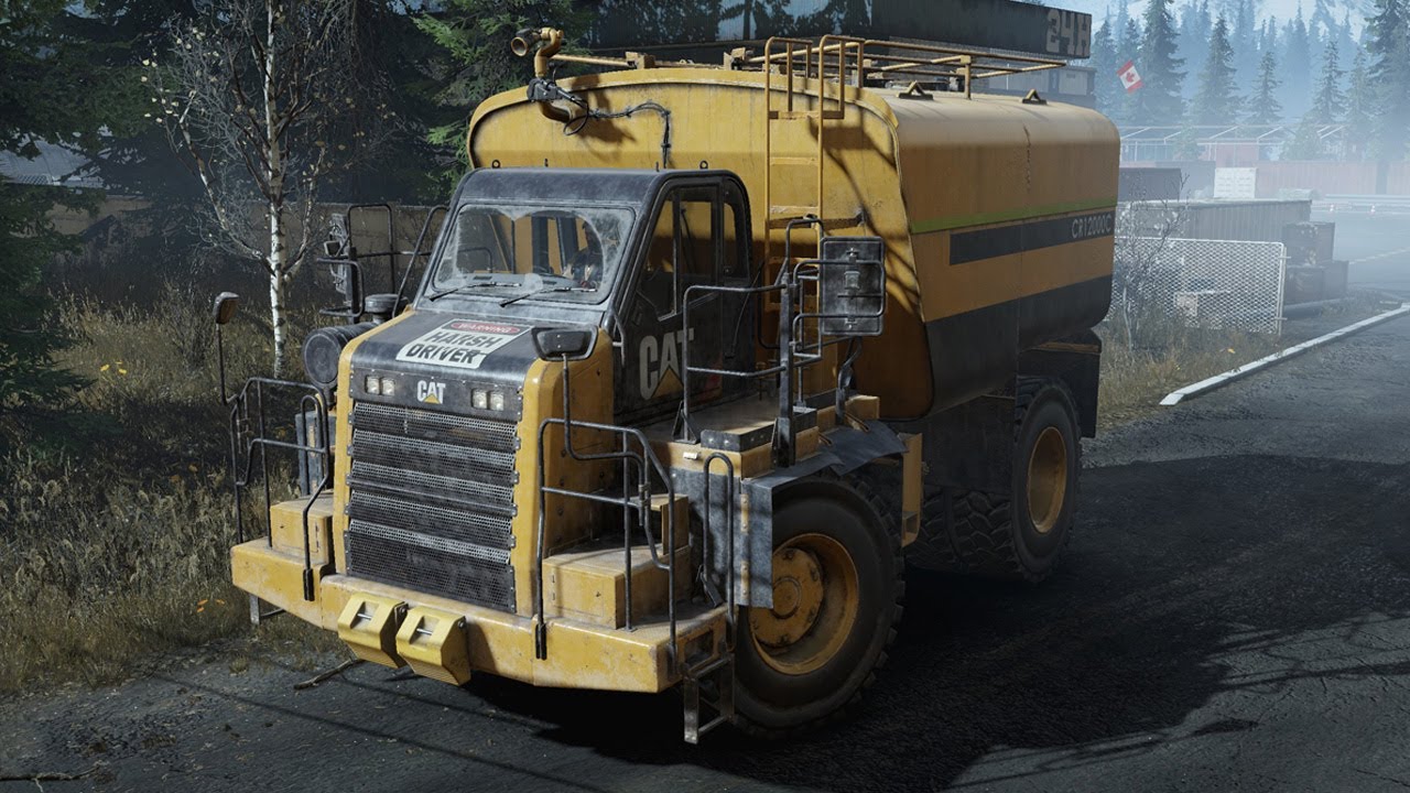 SnowRunner - New DLC Vehicle Caterpillar 770G Exploring New Yukon Map