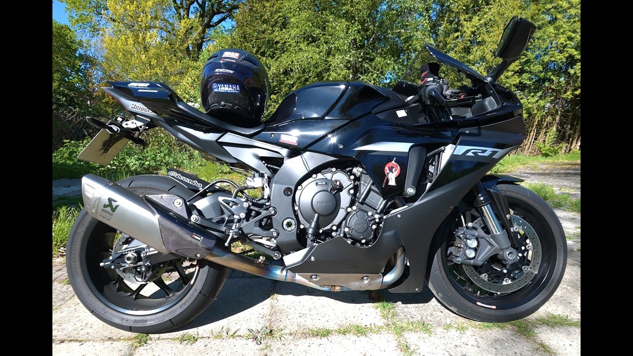 Yamaha R1 RN65 Akrapovic Titanium Exhaust - ECU Remap - Pops Bangs - Raw Sound  - Accelerations