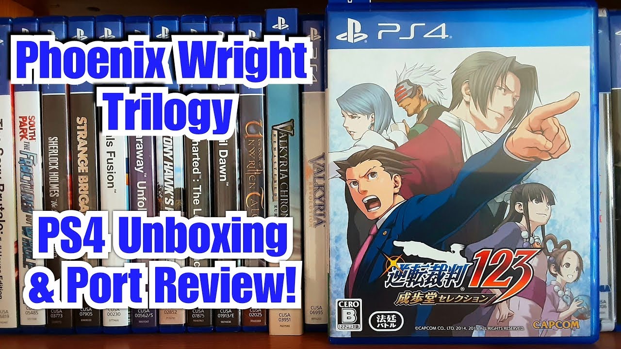 Phoenix Wright: Ace Attorney Trilogy | PS4 Physical Copy Unboxing & Port Review!