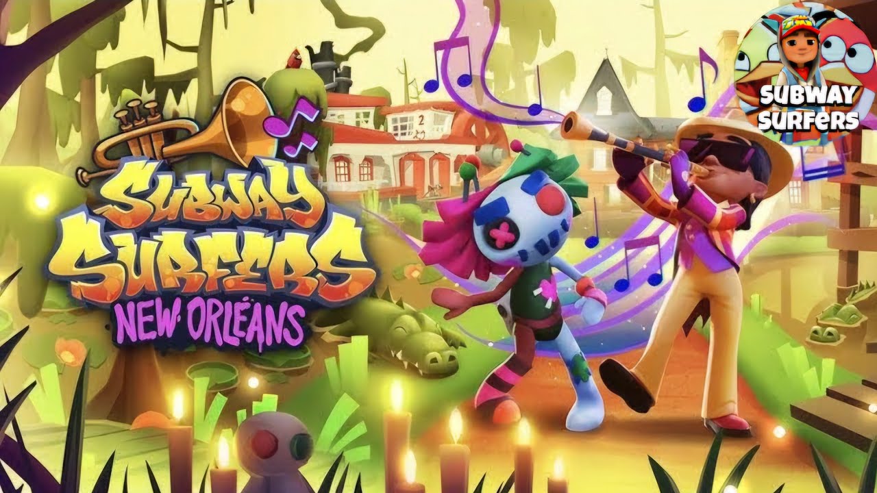 Subway Surfers New Orleans 2024 Music 1 Hour